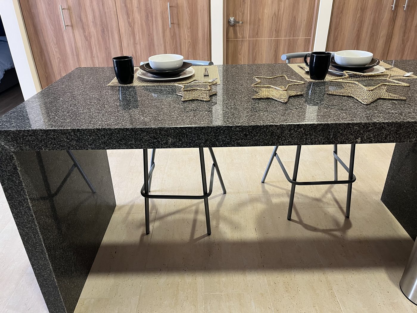 Dining area seating for four